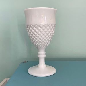 Westmoreland milk glass goblet